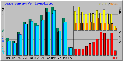 Usage summary for it-media.cz